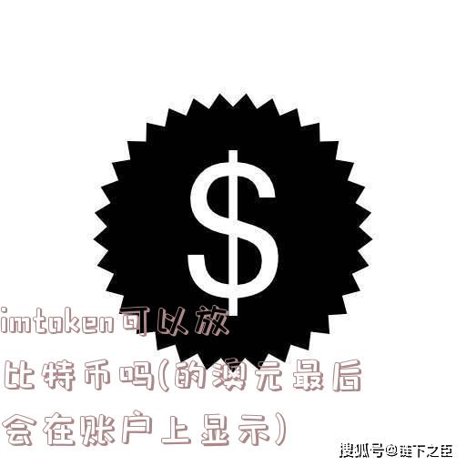 imtoken可以放比特币吗(的澳元最后会在账户上显示)