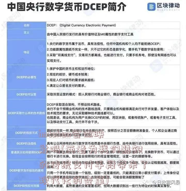 imtoken会做映射吗(两者为我们熟知的传统支付手段带来了现代化的变革)